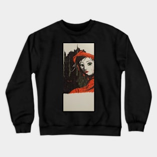 Who's that I see walking in these woods? Crewneck Sweatshirt